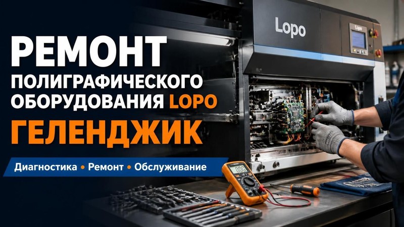 Ремонт полиграфического оборудования Lopo