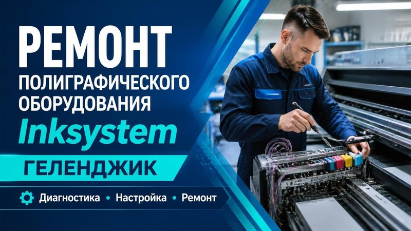 Ремонт полиграфического оборудования Inksystem