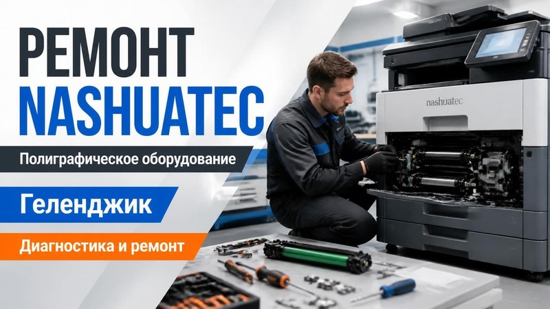 Ремонт полиграфического оборудования Nashuatec