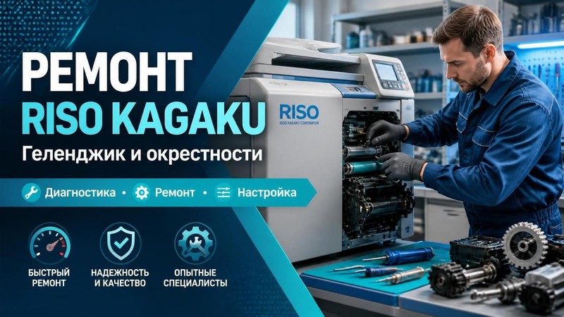 Ремонт полиграфического оборудования Riso Kagaku