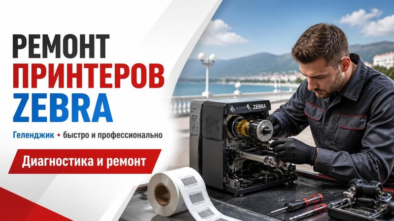 Ремонт полиграфического оборудования Zebra