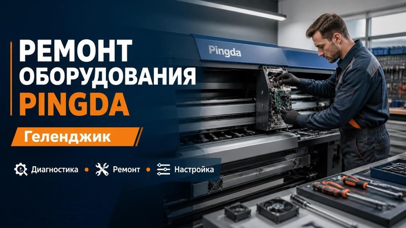 Ремонт полиграфического оборудования Pingda