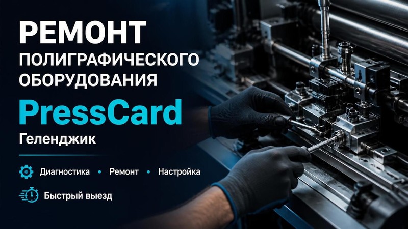 Ремонт полиграфического оборудования PressCard
