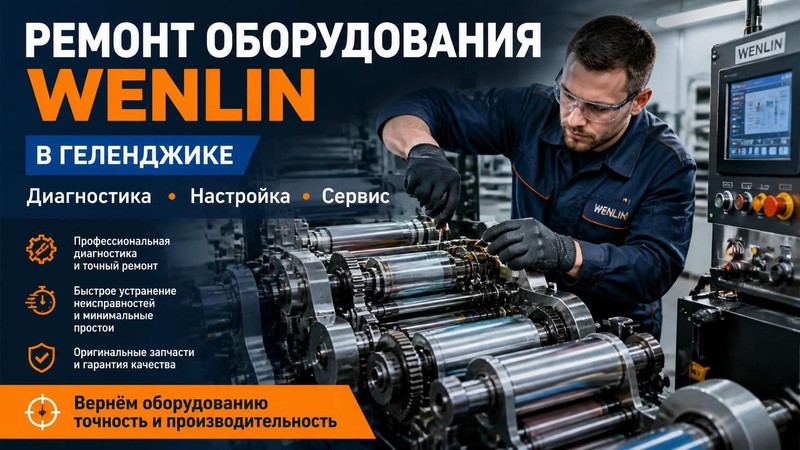 Ремонт полиграфического оборудования Wenlin