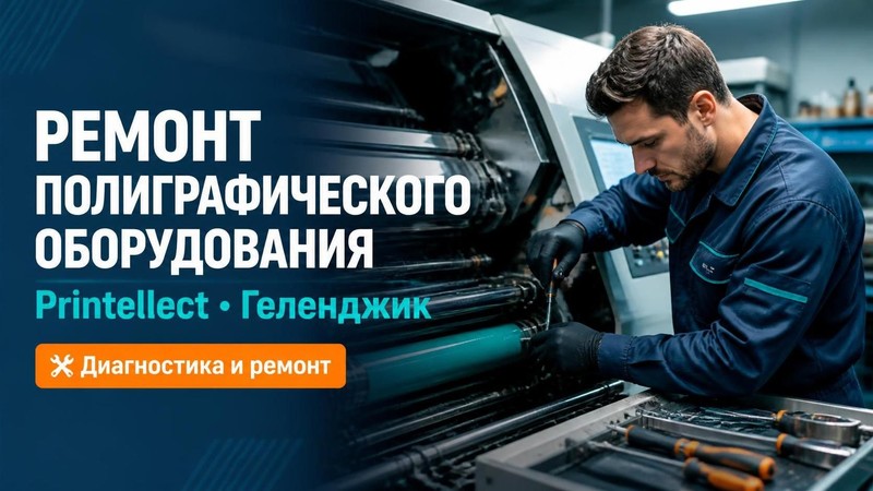 Ремонт полиграфического оборудования Printellect