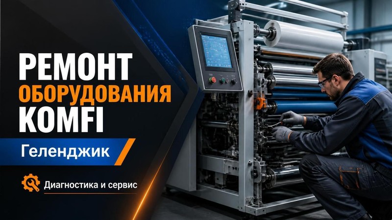 Ремонт полиграфического оборудования Komfi