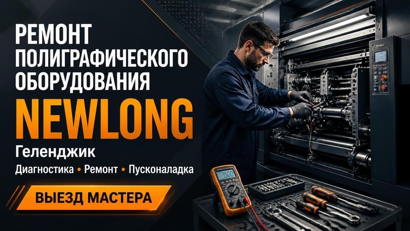 Ремонт полиграфического оборудования NewLong