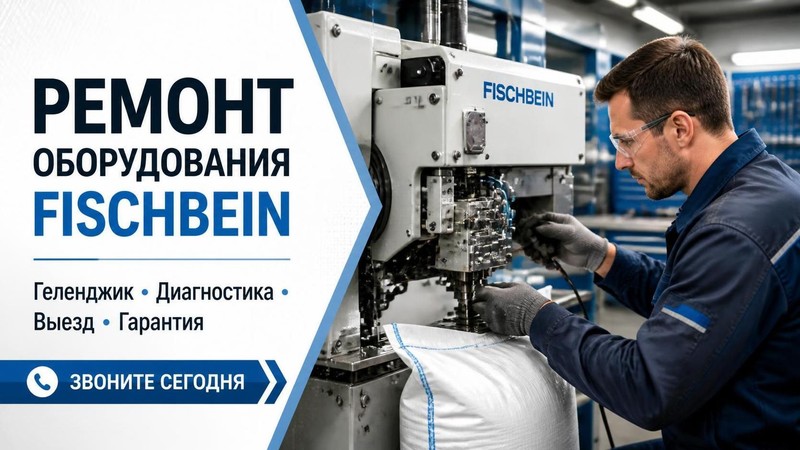 Ремонт полиграфического оборудования Fischbein