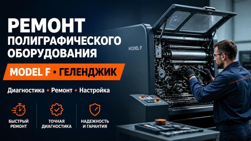 Ремонт полиграфического оборудования Model F