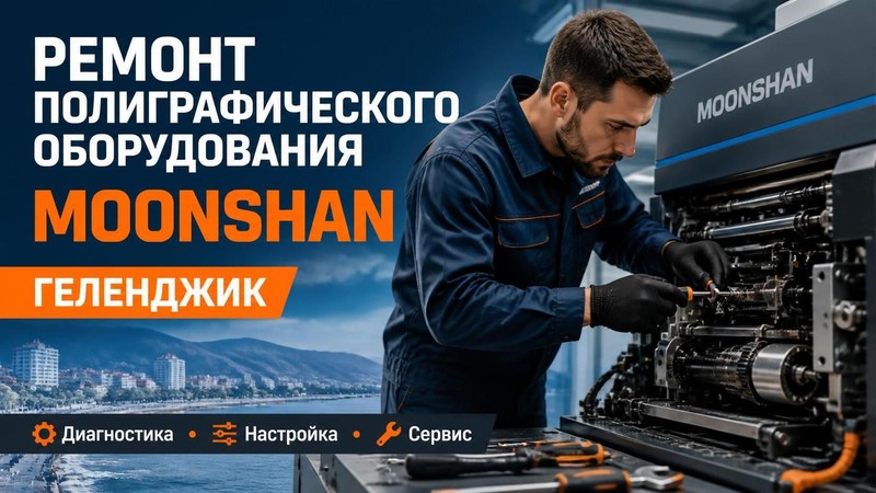 Ремонт полиграфического оборудования Moonshan — Владимир, фото