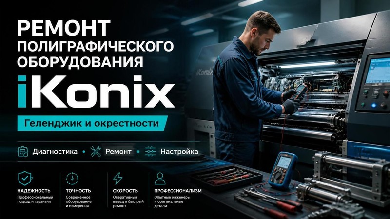 Ремонт полиграфического оборудования iKonix — Евгений, фото