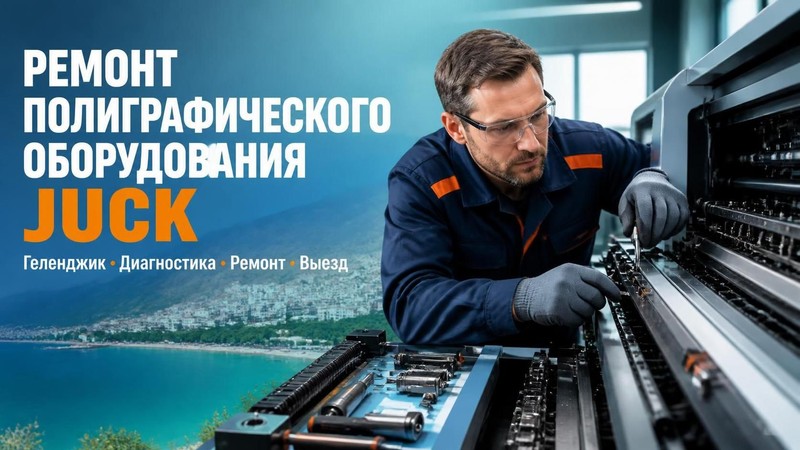 Ремонт полиграфического оборудования Juck — Игорь, фото