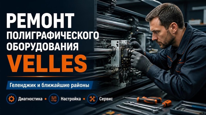 Ремонт полиграфического оборудования Velles
