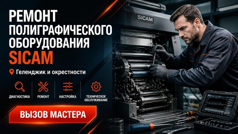 Ремонт полиграфического оборудования Sicam