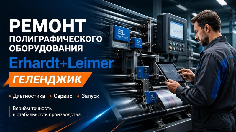 Ремонт полиграфического оборудования Erhardt+Leimer