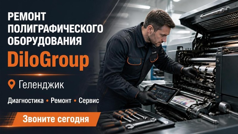 Ремонт полиграфического оборудования DiloGroup