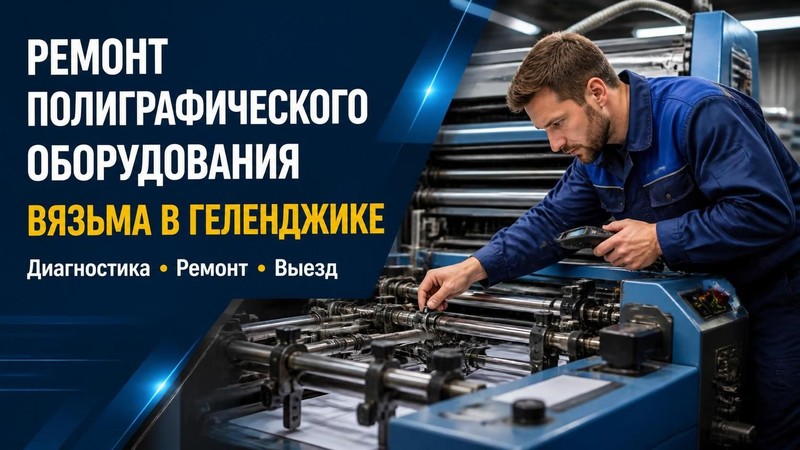 Ремонт полиграфического оборудования Вязьма