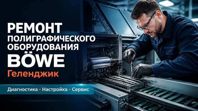 Ремонт полиграфического оборудования Böwe