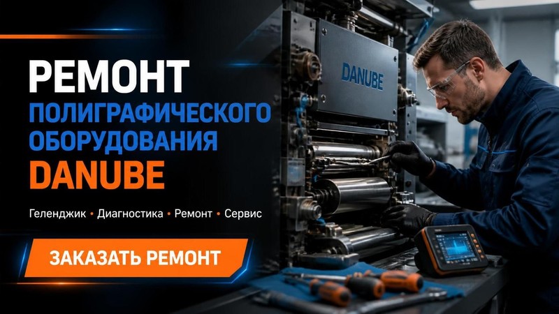 Ремонт полиграфического оборудования Danube