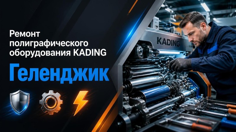 Ремонт полиграфического оборудования KADING