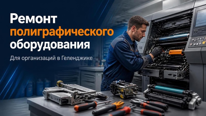 Ремонт полиграфического оборудования для организаций