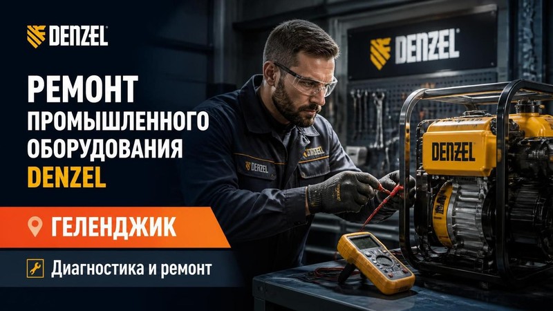 Ремонт промышленного оборудования Denzel