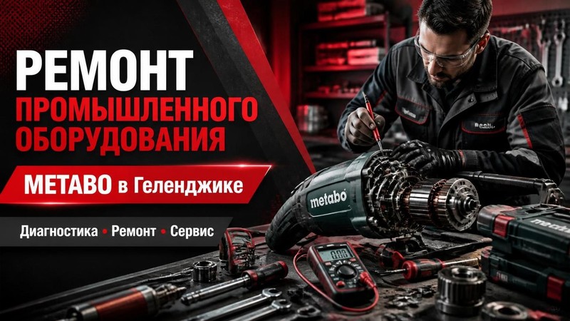 Ремонт промышленного оборудования METABO