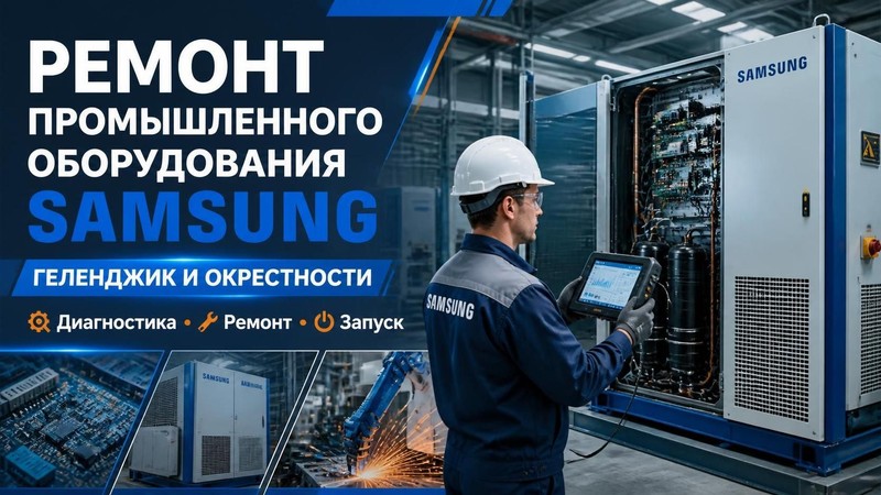 Ремонт промышленного оборудования Samsung
