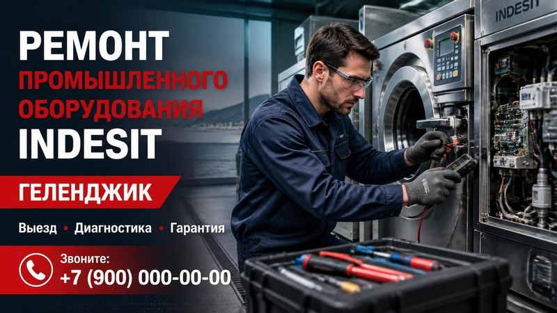 Ремонт промышленного оборудования Indesit