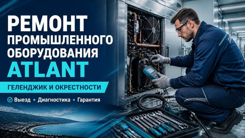 Ремонт промышленного оборудования Atlant