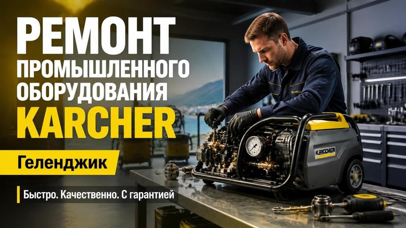 Ремонт промышленного оборудования KARCHER