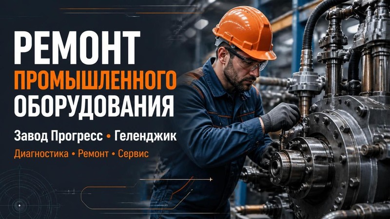 Ремонт промышленного оборудования Завод Прогресс