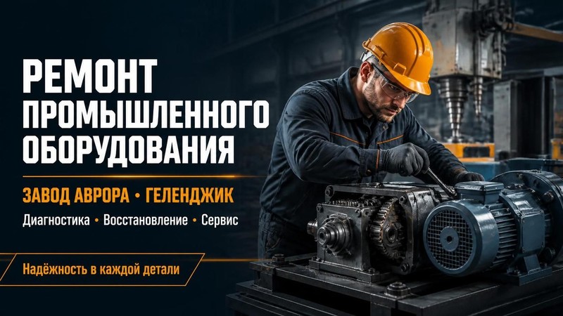 Ремонт промышленного оборудования Завод АВРОРА