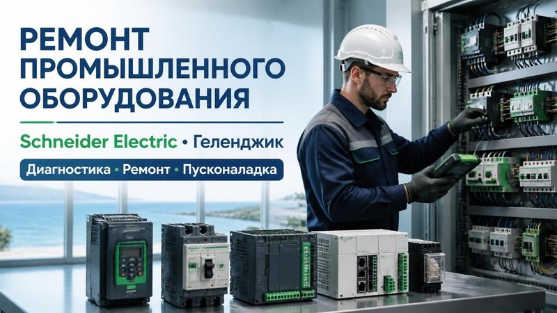 Ремонт промышленного оборудования Schneider Electric