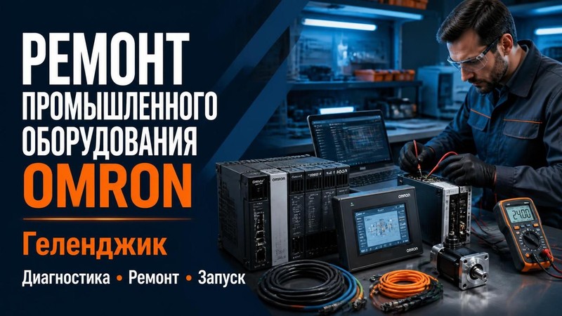Ремонт промышленного оборудования Omron