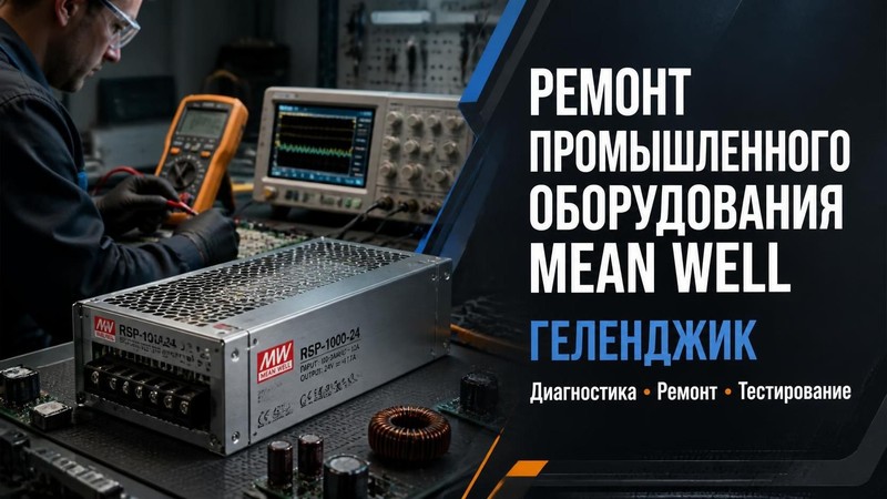 Ремонт промышленного оборудования Mean Well