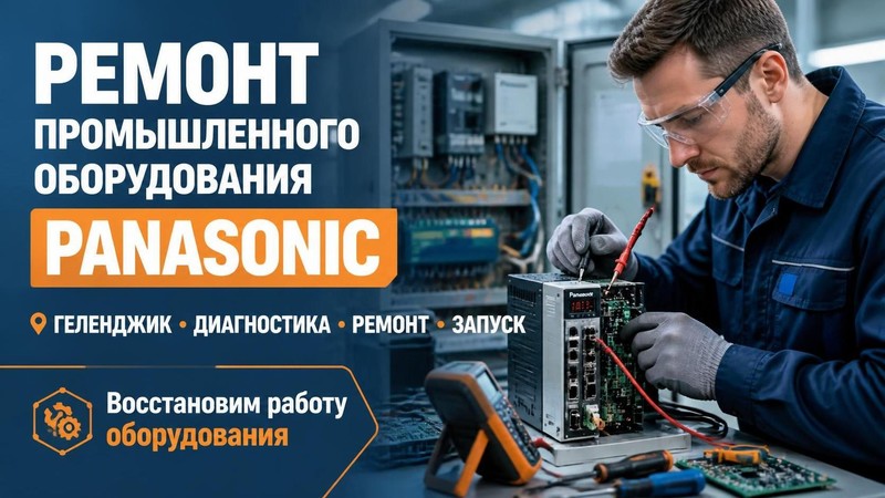 Ремонт промышленного оборудования Panasonic