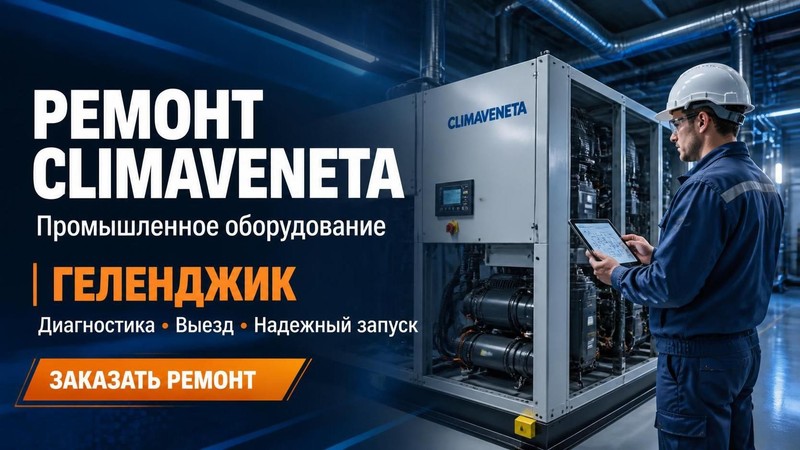 Ремонт промышленного оборудования Climaveneta