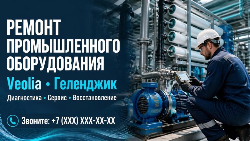 Ремонт промышленного оборудования Veolia