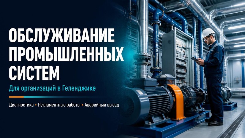 Обслуживание промышленных систем для организаций