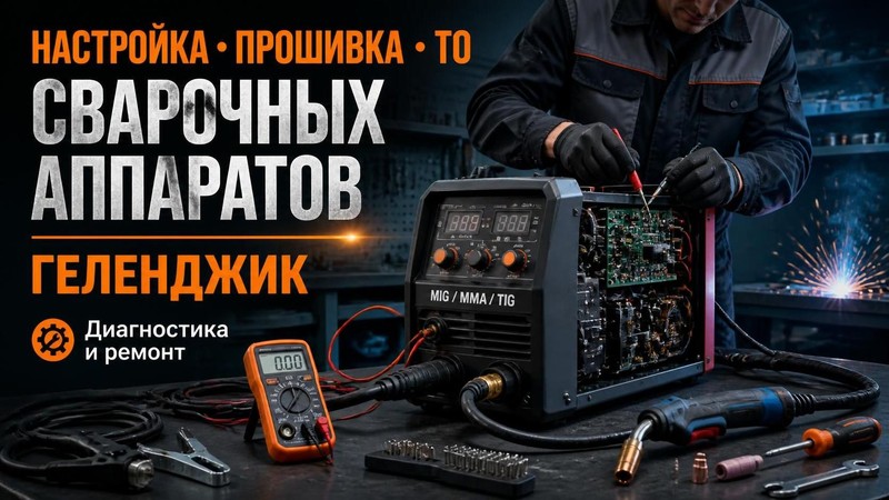 Настройка, прошивка и ТО сварочных аппаратов