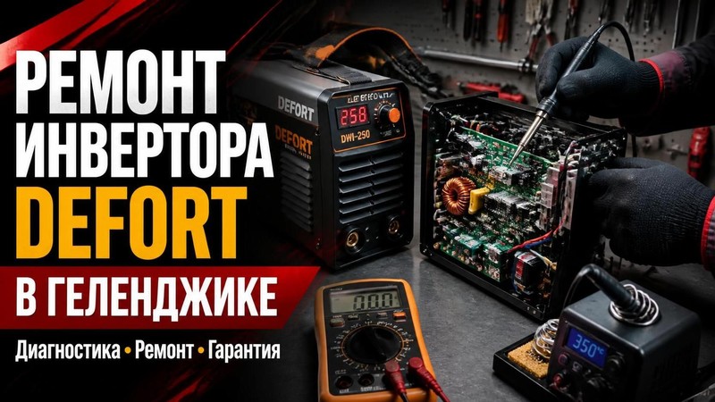 Ремонт инвертора DEFORT