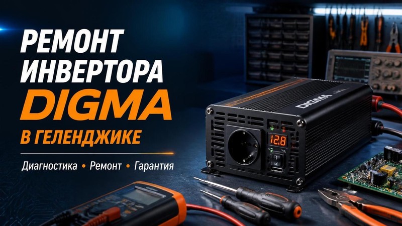 Ремонт инвертора DIGMA