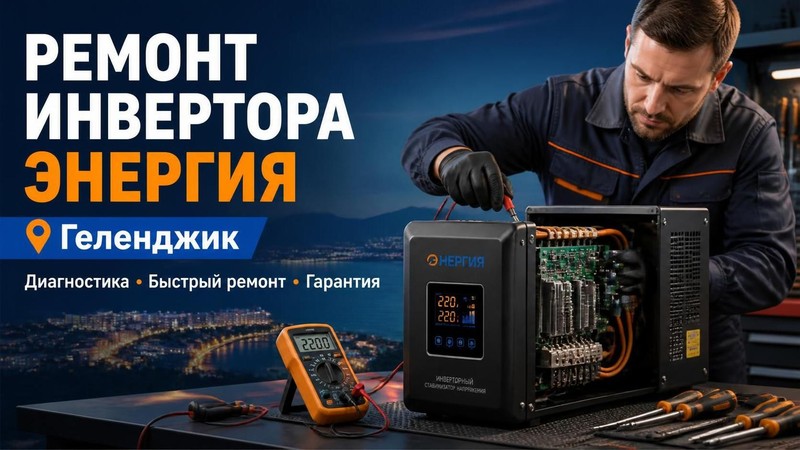 Ремонт инвертора Энергия