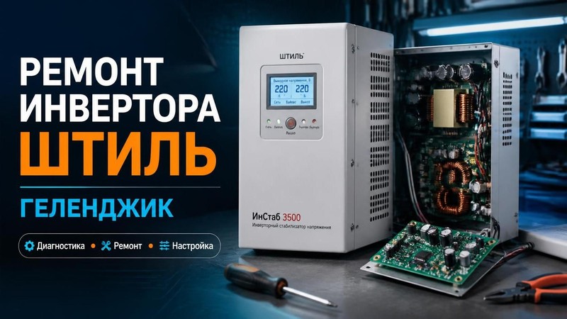 Ремонт инвертора Штиль