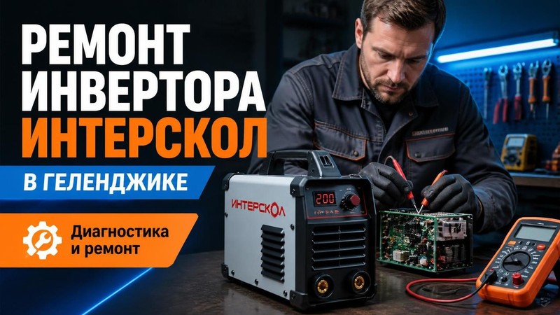 Ремонт инвертора Интерскол