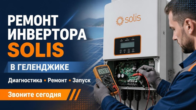 Ремонт инвертора SOLIS