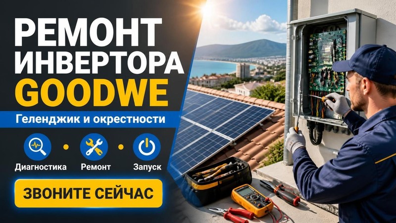Ремонт инвертора GoodWe