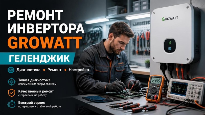 Ремонт инвертора Growatt