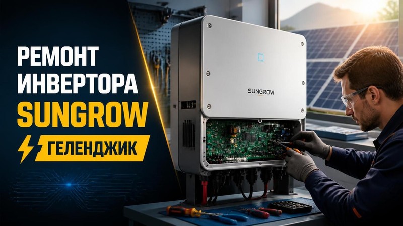 Ремонт инвертора Sungrow
